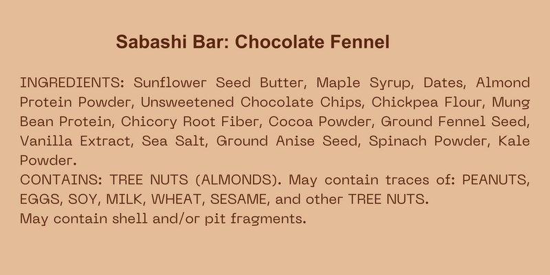 Chocolate Fennel 12 bars