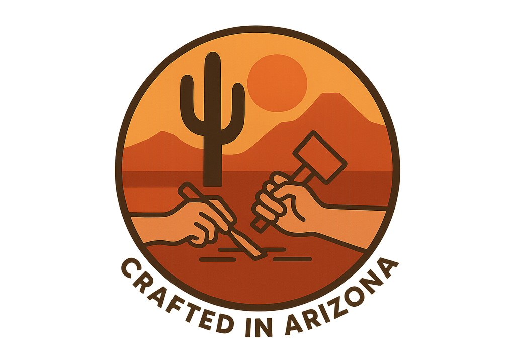 Describe Crafted in Arizona in an icon